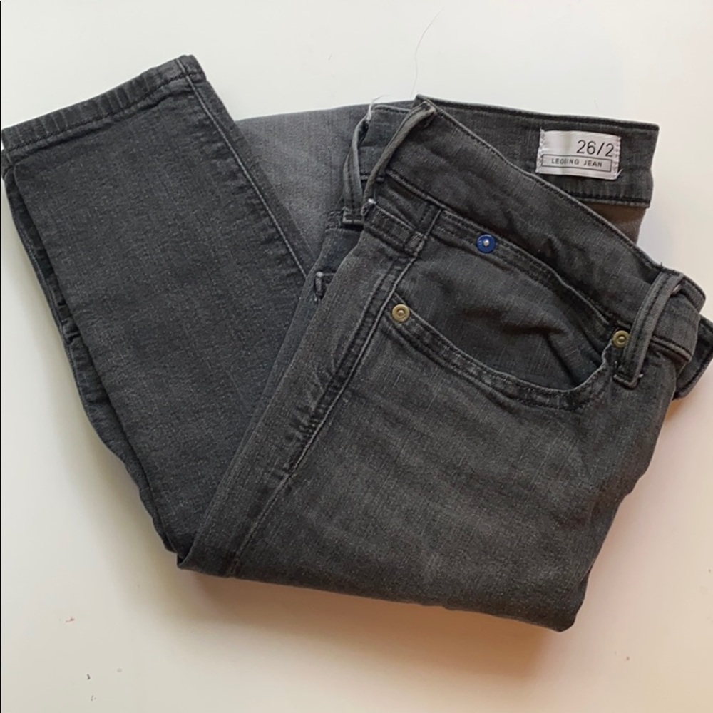 Dark Gray Legging Jeans